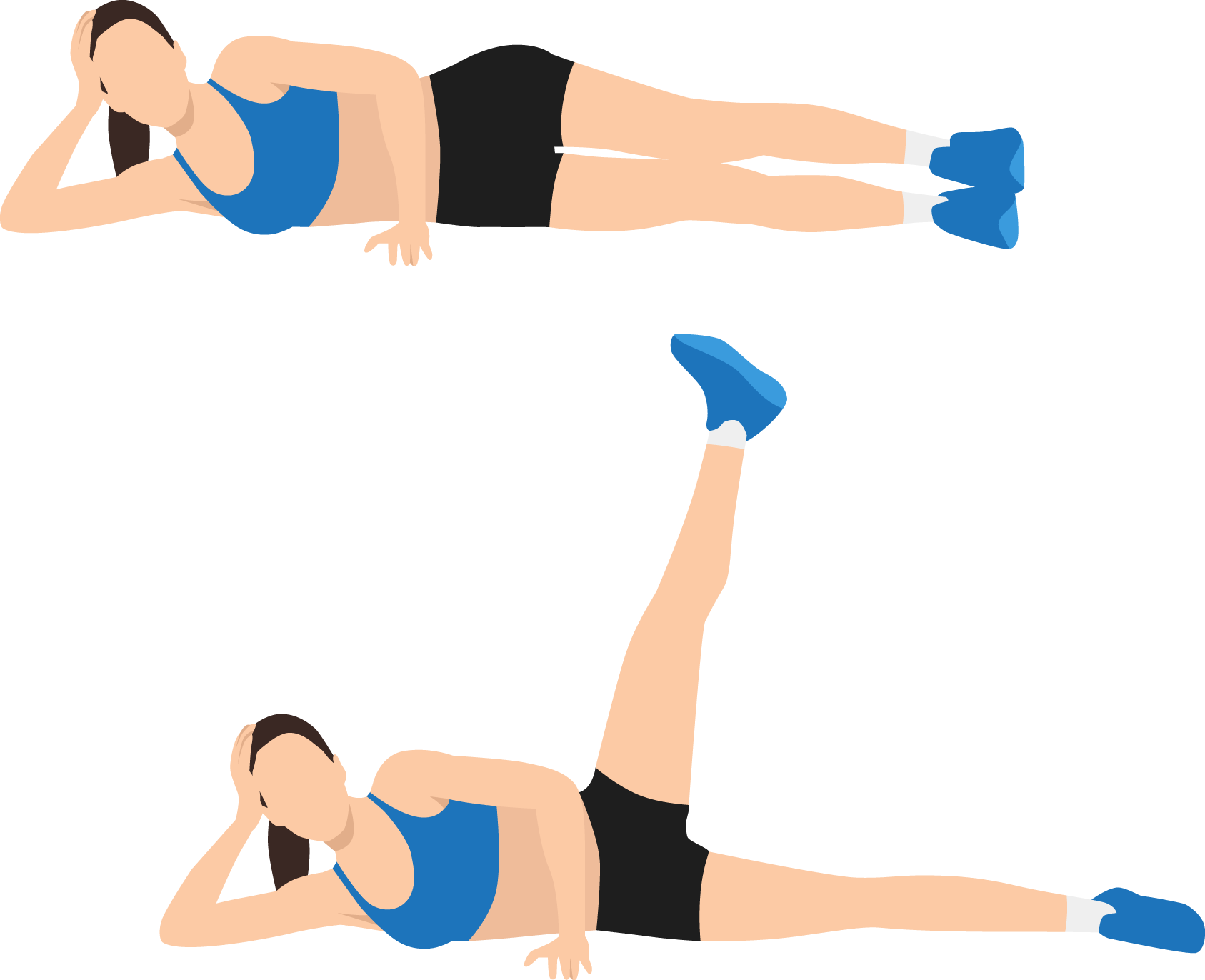 side-lying leg lift