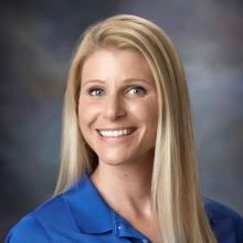 Physical Therapist Assistant Taylor Navey, PTA, at Carolina Orthopaedic & Sports Medicine Center in Gastonia, NC